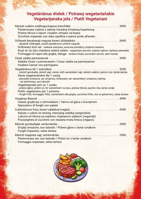 Paprikacsárda - Étlap - téli - Lengyel, Horváth, Olasz